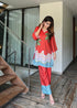 Tropical Red Kurta Set